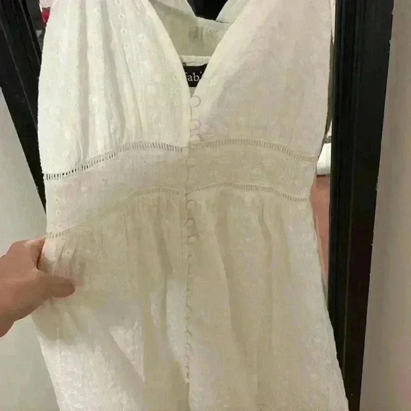 FABRIK eyelet maxi dress new condition size S - Picture 3 of 6